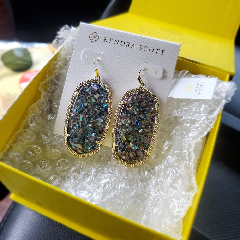 Kendra Scott Purple Crushed Abalone Danielle 💜
